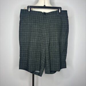 Nike - Golf Tour Performance Dri Fit Black & Grey Checkered Shorts